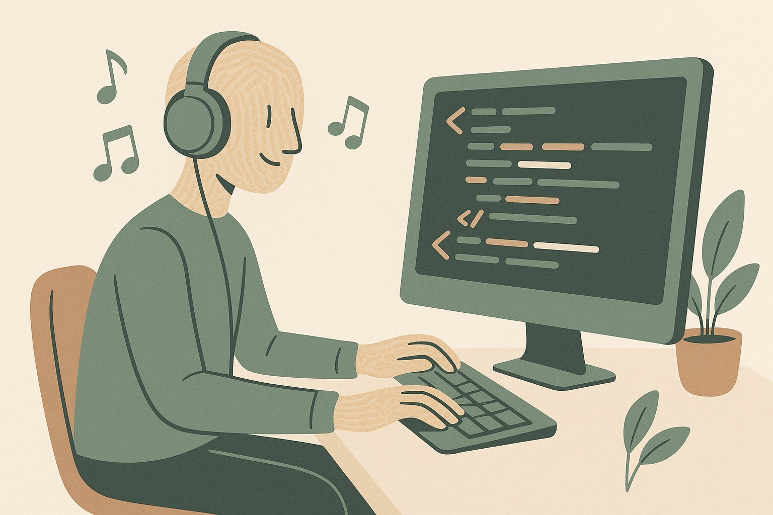 Coding with music